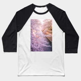 Sakura tree over Kanda Gawa river Baseball T-Shirt